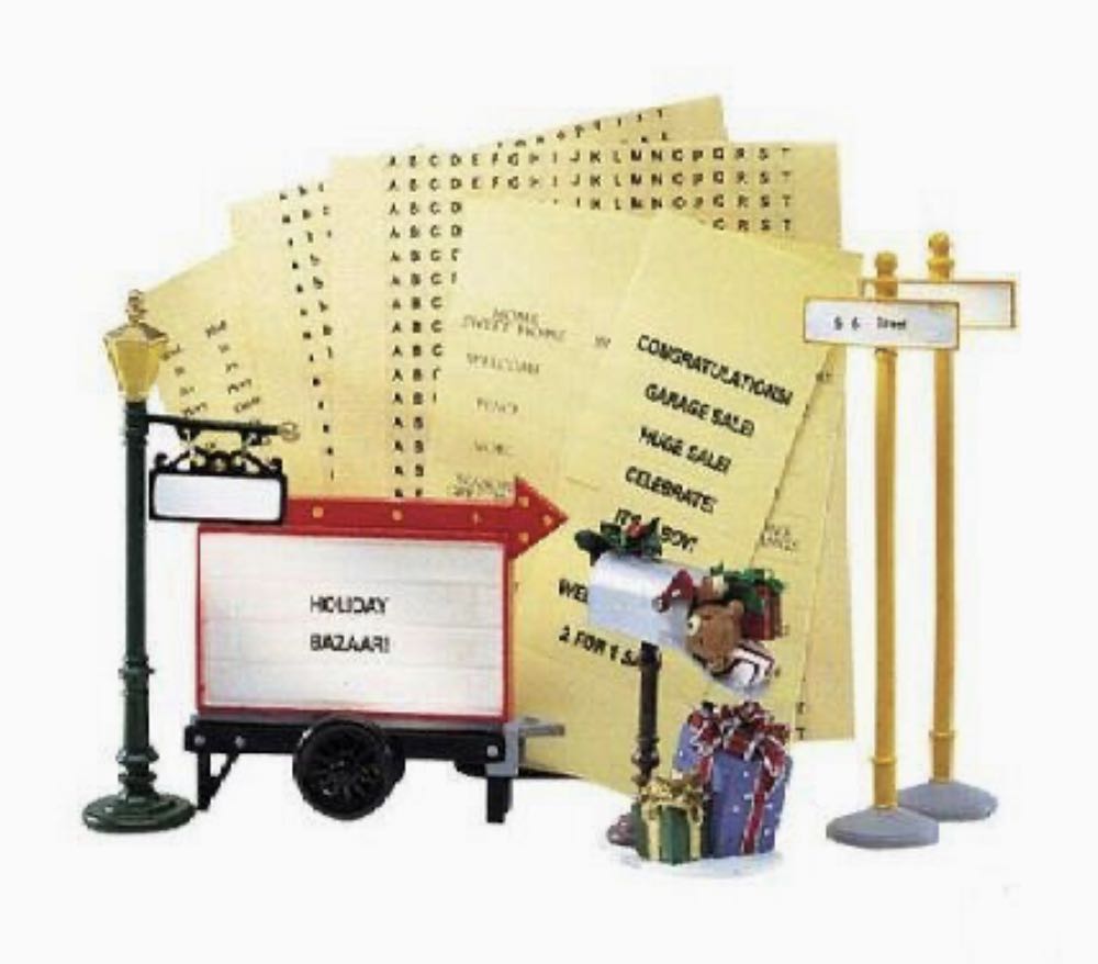 52811 Village Accessories - Set Of 5 - Accessory (Dept 56) ornament collectible [Barcode 734409149861] - Main Image 2