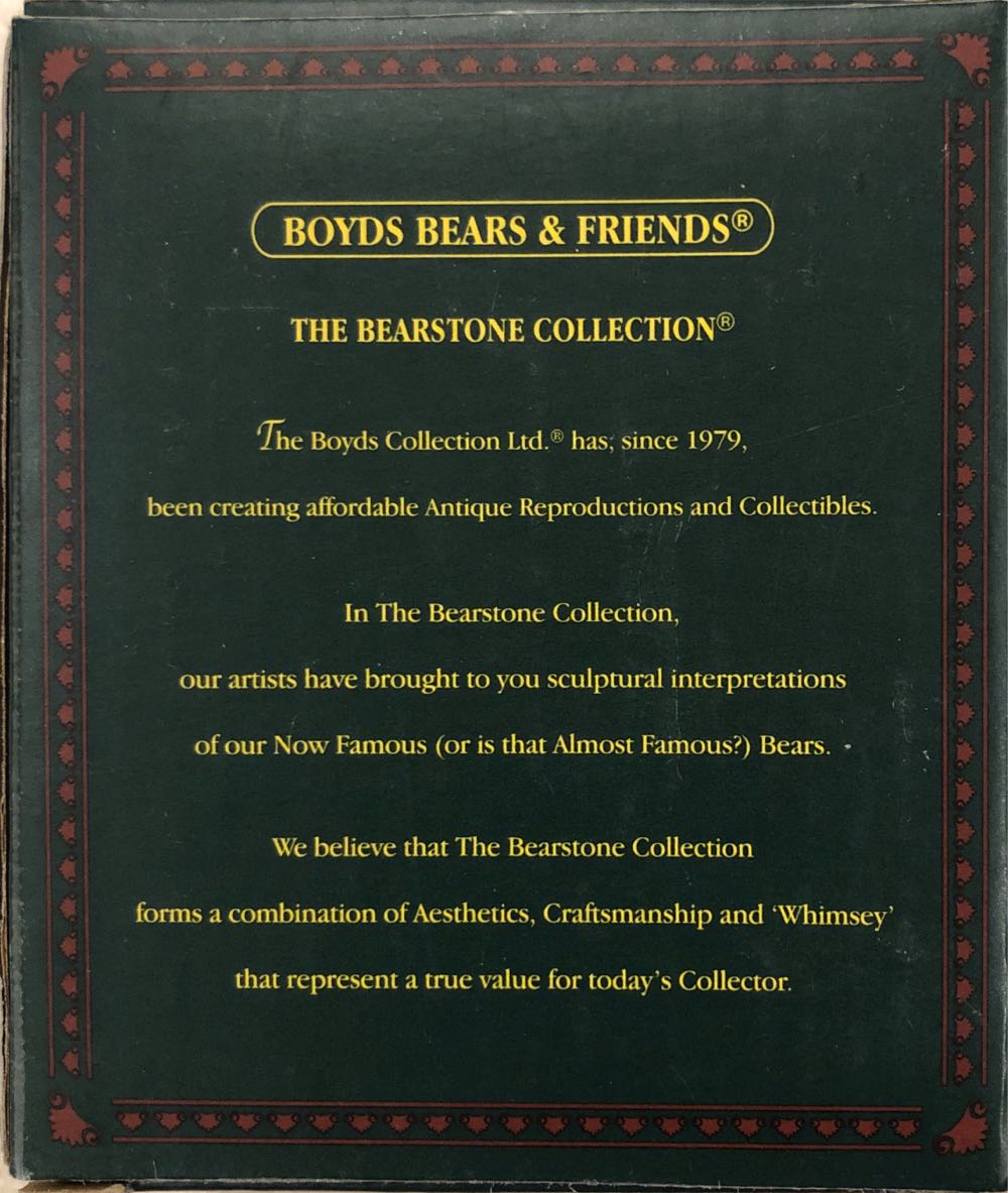 S.C. Bearygifts  ornament collectible [Barcode 765867932092] - Main Image 3