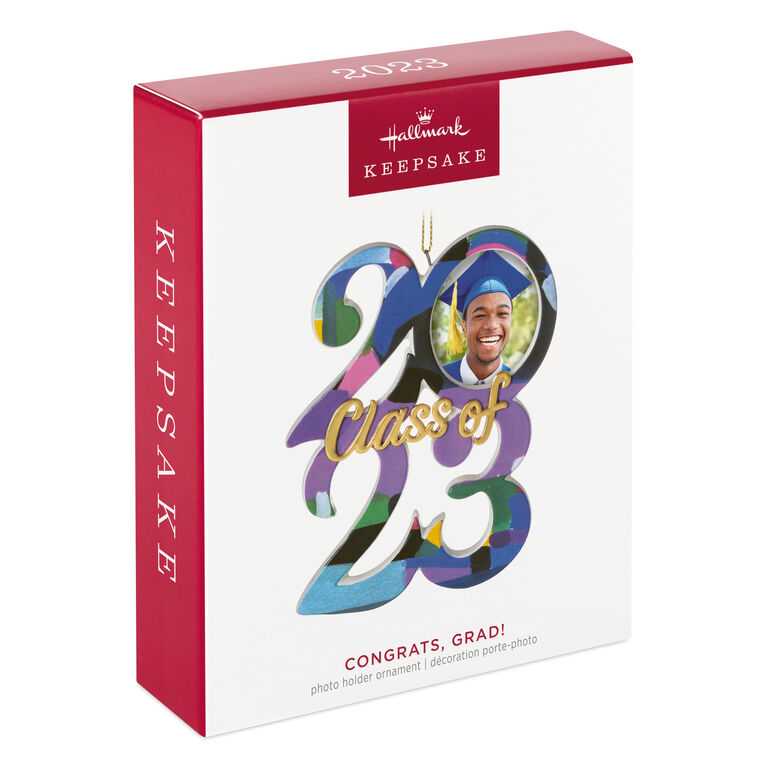Congrats, grad - class of 2023 (Graduation) ornament collectible [Barcode 763795780525] - Main Image 3