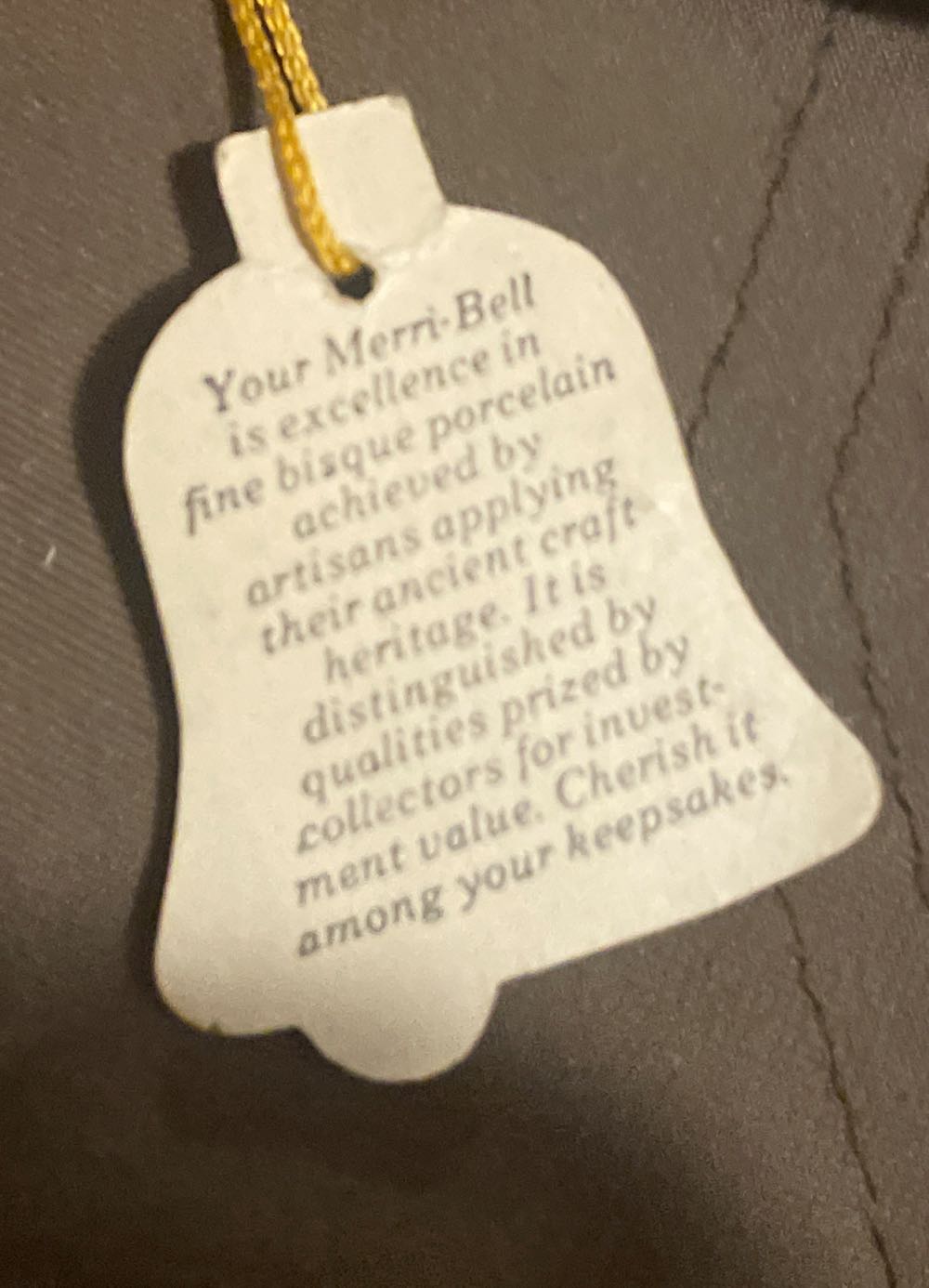 Jasco - Merri-Bells - Choir Boy - Character (Bell) ornament collectible - Main Image 4
