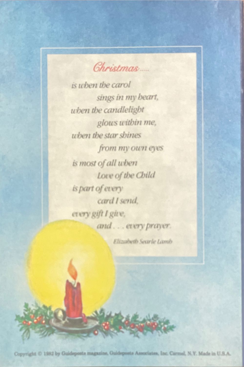 Promotional - 1982 - Guideposts - Devotional - Devotional (Promotional Product) ornament collectible - Main Image 2