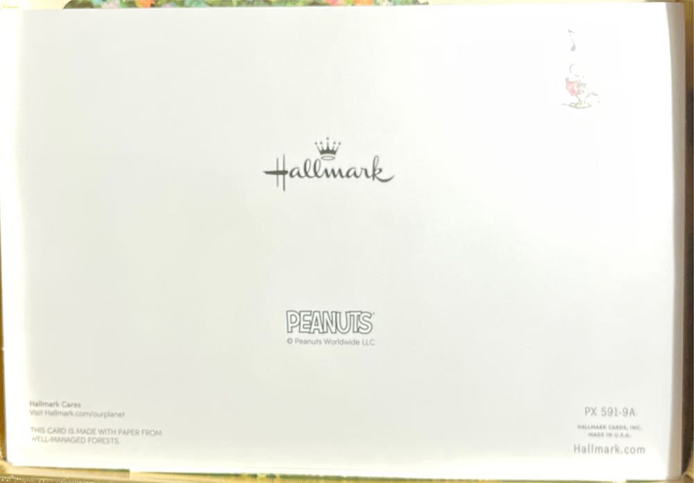 Hallmark - Christmas - Card - Peanuts Gang - Bi-Fold (Christmas Card) ornament collectible - Main Image 3