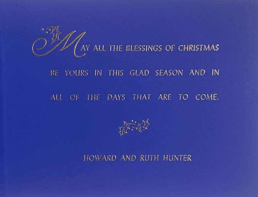 Christmas Card - Van Gogh Open Bible - French Fold (Christmas Card) ornament collectible - Main Image 3