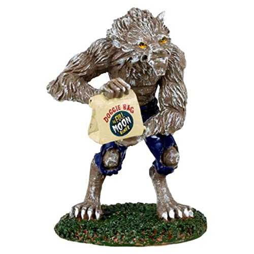 Lemax Village Collection Spooky Town Wolfie Eats Out Village Accessory #32200  ornament collectible [Barcode 728162322005] - Main Image 1