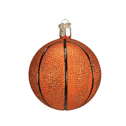 Old World Christmas Christmas Ornament Basketball Glass Blown Ornament For Christmas Tree  ornament collectible [Barcode 729343440105] - Main Image 1