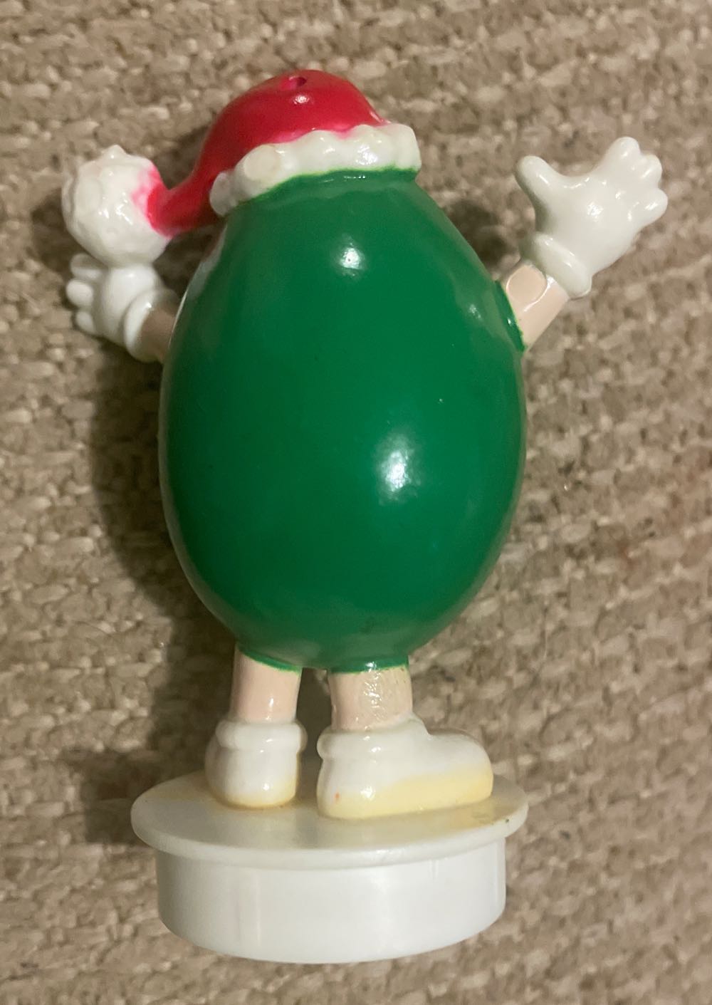 M&M - 1988 - Green - Peanut - Arms Up - M&Ms (Tube Topper) ornament collectible - Main Image 2
