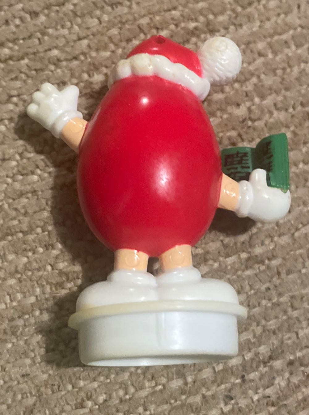 M&M - 1995 - Red - Peanut - Caroling - M&Ms (Tube Topper) ornament collectible - Main Image 2