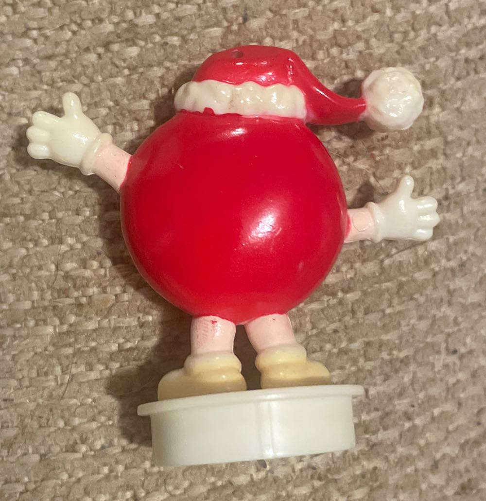 M&M - 1988 - Red - Plain -  Hands Up - M&Ms (Tube Topper) ornament collectible - Main Image 2