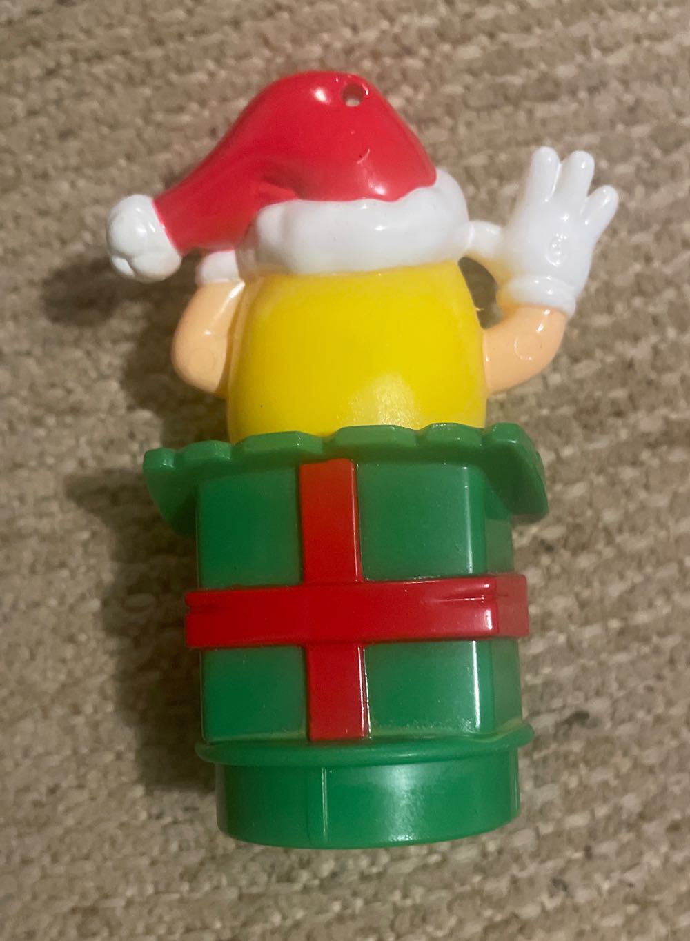 M&M Yellow In Present - M&Ms (Tube Topper) ornament collectible - Main Image 2