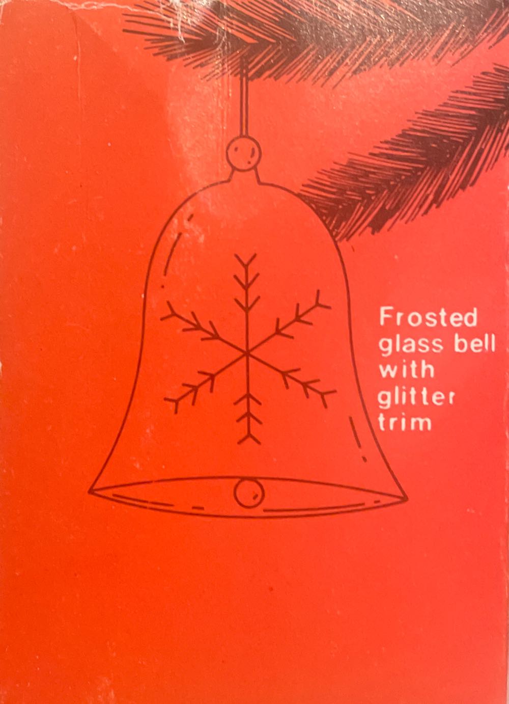 Sears - Glass Bell - Snowflake - Snowflake (Bell) ornament collectible - Main Image 2