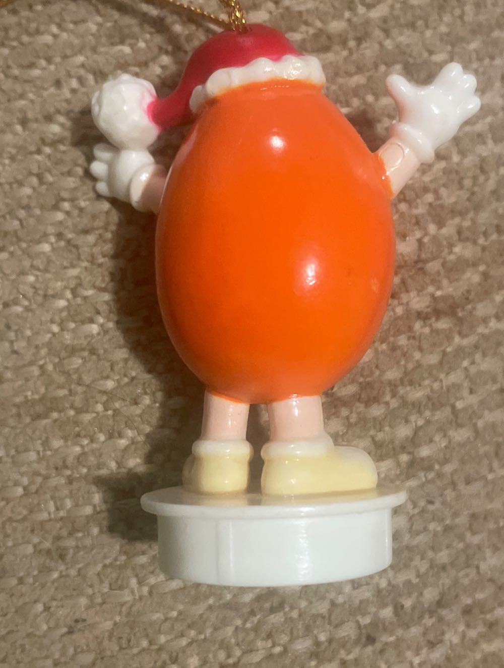 M&M - 1988 - Orange - Peanut - Hands Up - M&Ms (Tube Topper) ornament collectible - Main Image 2