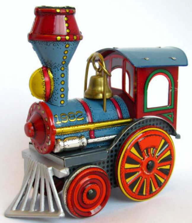 Tin Locomotive - 1982 - #1 - Tin Locomotive (Collectible Series) ornament collectible - Main Image 3