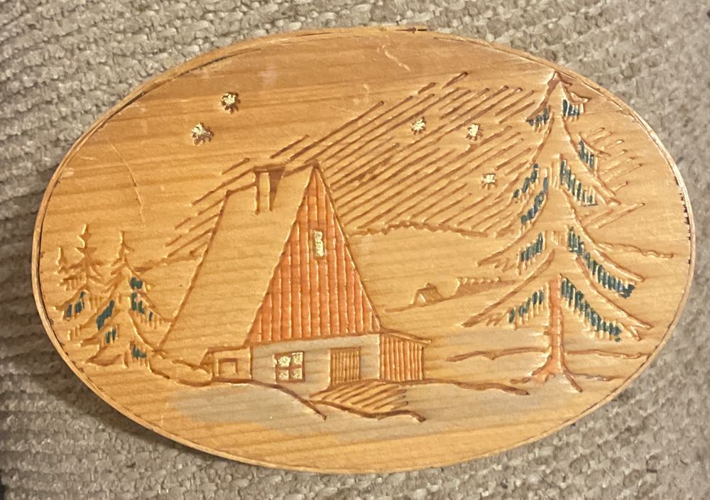 Erzgebirge - Putz - (Set 2) - Wood - House - Wood (Putz Village) ornament collectible - Main Image 2