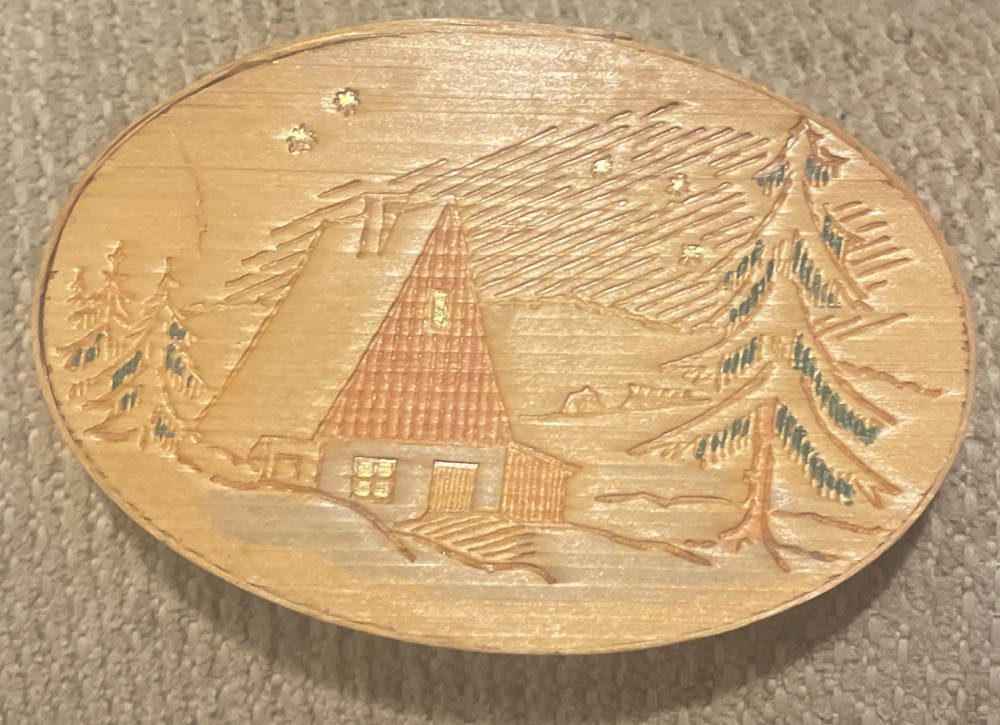Erzgebirge - Putz - (Set 2) - Wood - House - Wood (Putz Village) ornament collectible - Main Image 2