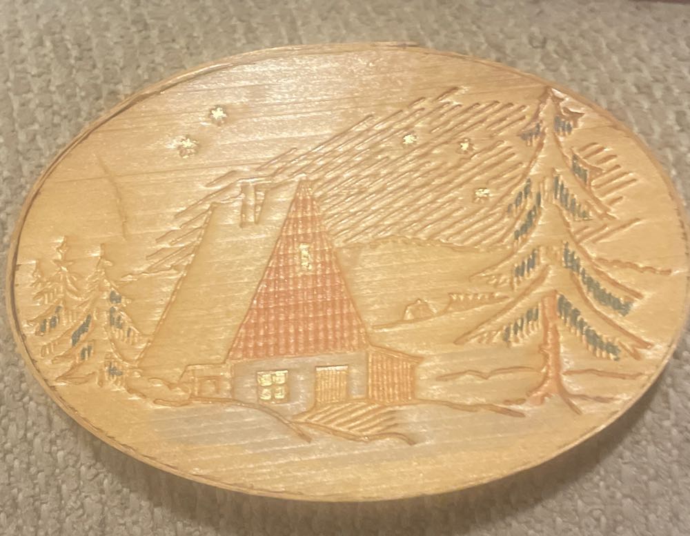 Erzgebirge - Putz - (Set 2) - Wood - Church - Wood (Putz Village) ornament collectible - Main Image 2