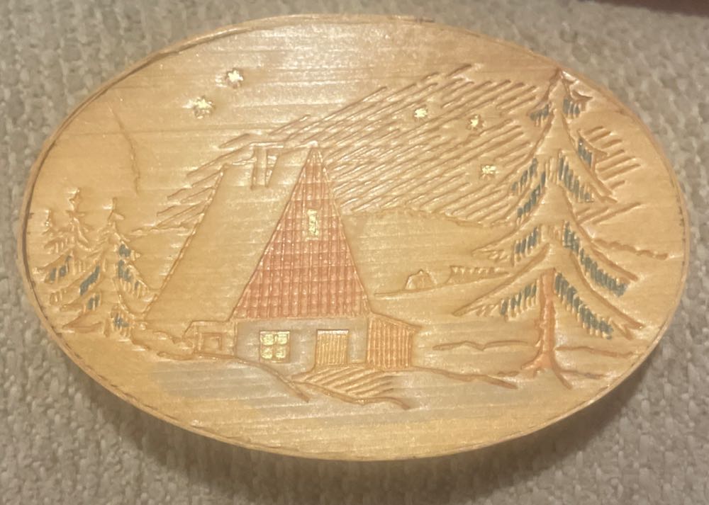 Erzgebirge - Putz - (Set 2) - Wood - Caroler - Wood (Putz Village) ornament collectible - Main Image 3