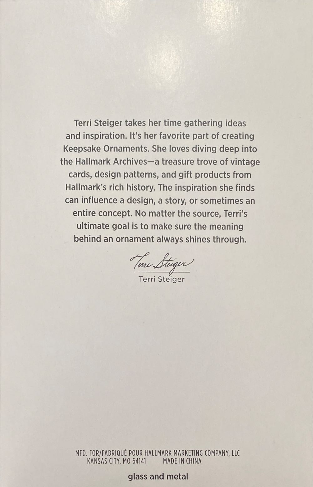 Christmas Commemorative Hallmark 50th Anniversary  - Christmas Commemorative Series (50th Anniversary Special Edition) ornament collectible [Barcode 763795826551] - Main Image 2