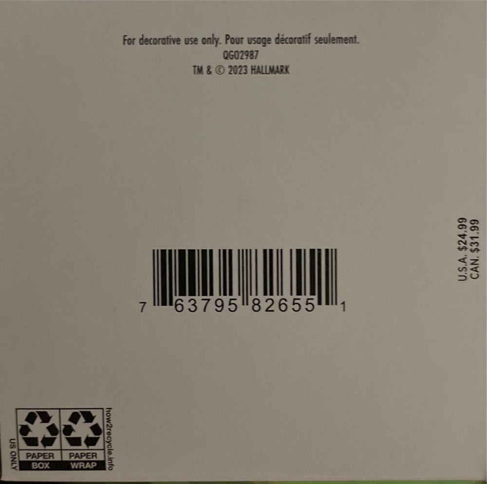 Christmas Commemorative Hallmark 50th Anniversary  - Christmas Commemorative Series (50th Anniversary Special Edition) ornament collectible [Barcode 763795826551] - Main Image 4