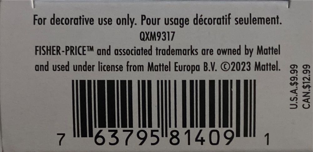 Fun Jet - Fisher-Price (Miniature) ornament collectible [Barcode 763795814091] - Main Image 4