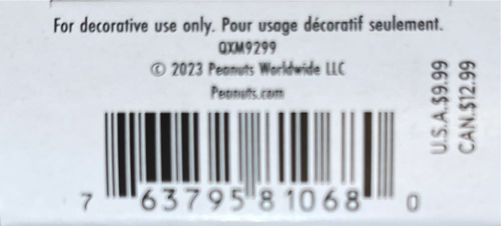 #26 Winter Fun With Snoopy - Winter Fun With Snoopy (Snoopy Series #26) ornament collectible [Barcode 763795810680] - Main Image 2