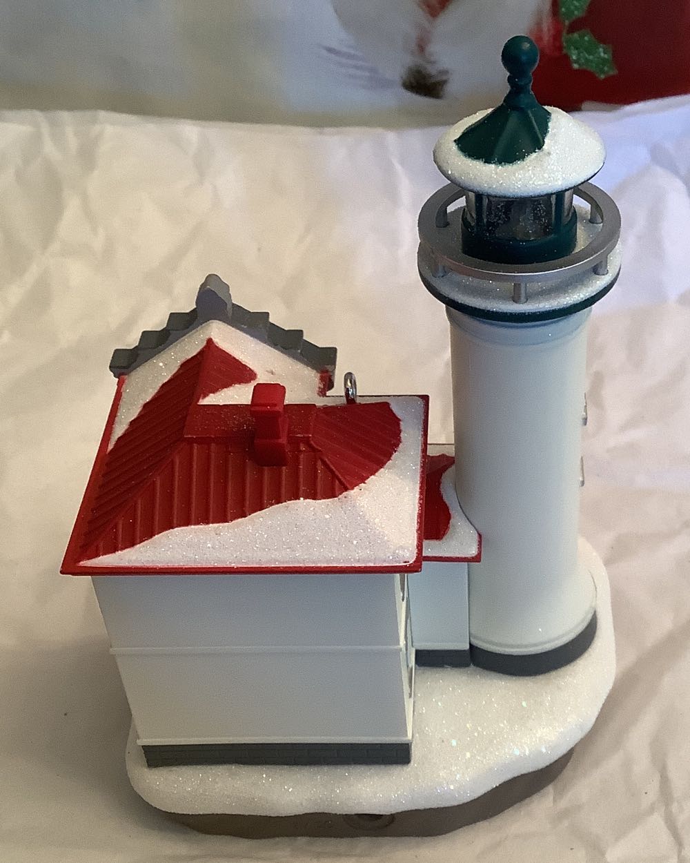 Holiday Lighthouse #12 - Holiday Lighthouse (Christmas) ornament collectible [Barcode 763795810970] - Main Image 4