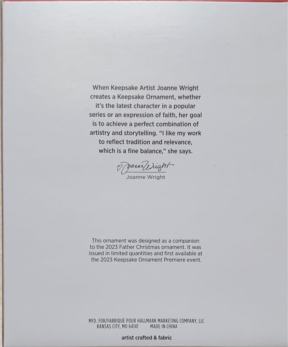 Father Christmas’s Reindeer (2023) - Father Christmas (Limited Quantity) ornament collectible [Barcode 763795805280] - Main Image 2