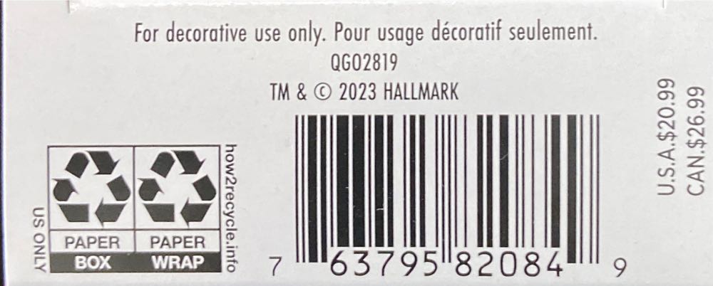 Nifty Fifties Keepsake Ornaments 2023 - Nifty Fifties (Keepsake 50th Anniversary) ornament collectible [Barcode 763795820849] - Main Image 4