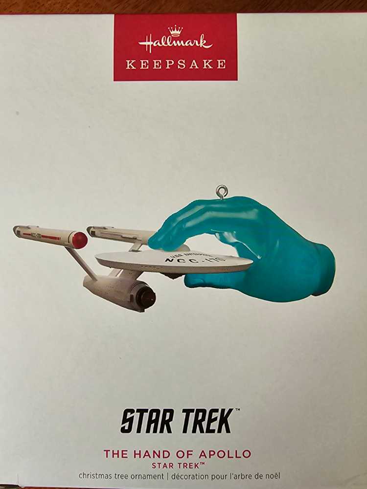 ST:TOS - “The HAND of APOLLO” - Star Trek: Original Series (Hanging Ornament) ornament collectible [Barcode 763795805334] - Main Image 2