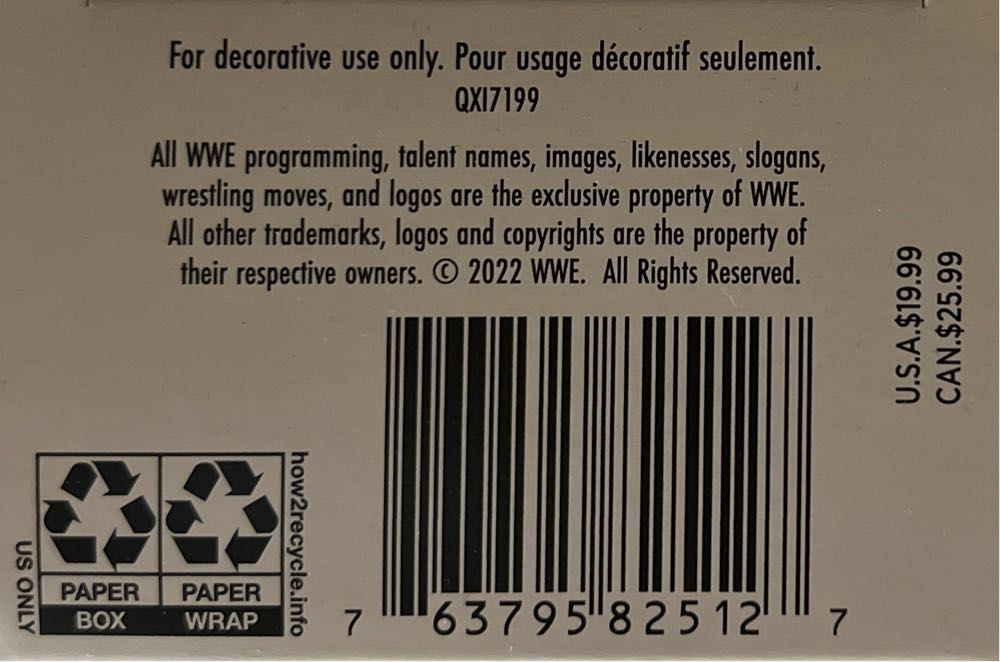 The Rock - WWE (Wwe) ornament collectible [Barcode 763795825127] - Main Image 3