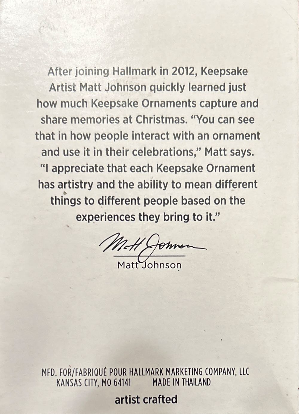 Son Cupcake - Family (Sweets) ornament collectible [Barcode 763795794829] - Main Image 2