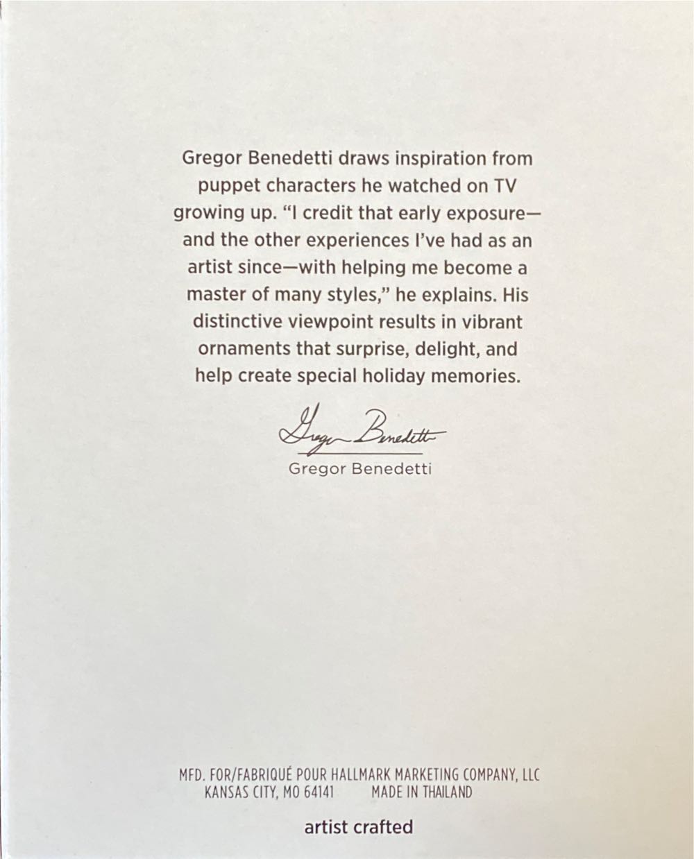 What Did You Call Me? - Humor (Snowman) ornament collectible [Barcode 763795820658] - Main Image 2