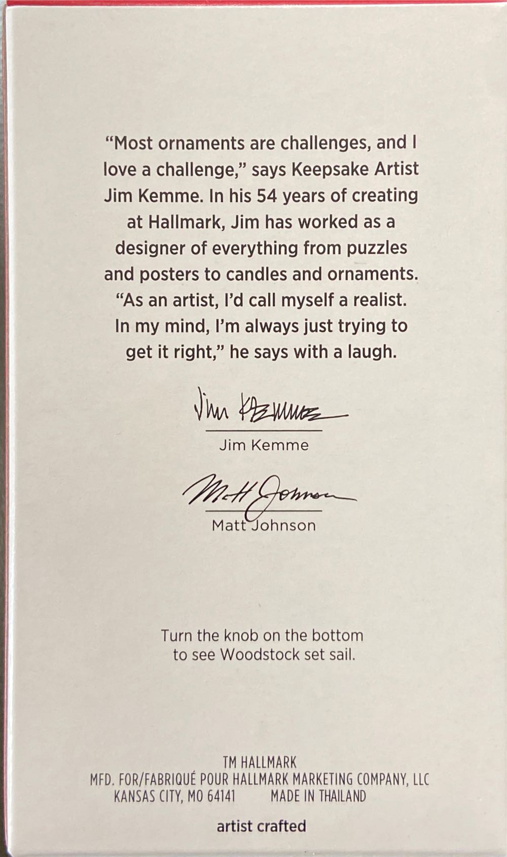 Windward Woodstock - The Peanuts Gang (Woodstock) ornament collectible [Barcode 763795810758] - Main Image 2