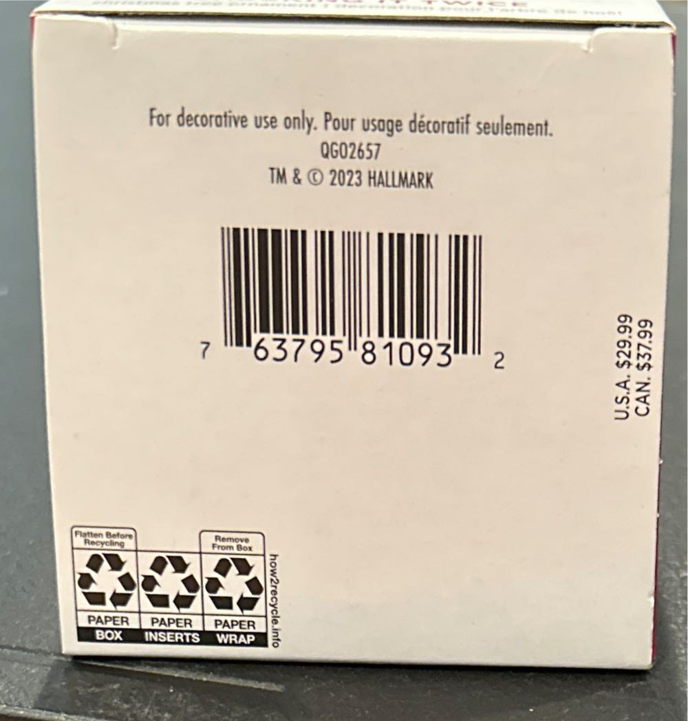 Checking It Twice - Santa (Santa And Good List) ornament collectible [Barcode 763795810932] - Main Image 3