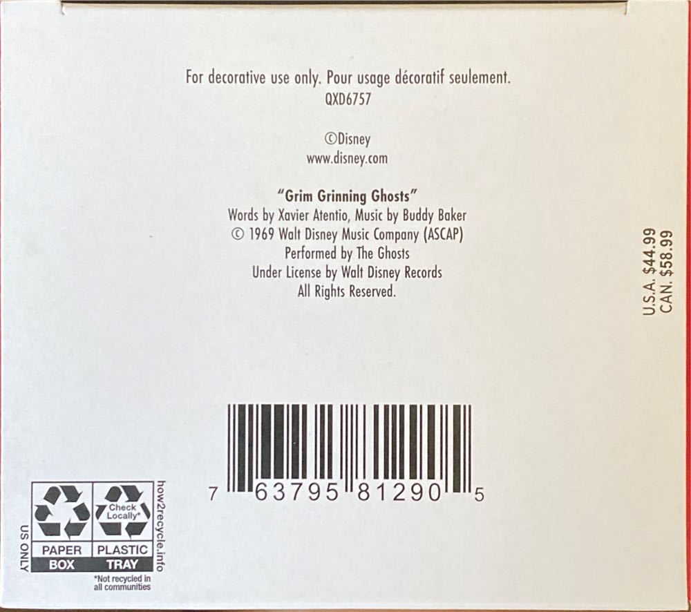 Haunted Mansion: The Coffin In The Conservatory - Haunted Mansion Storytellers (Disney) ornament collectible [Barcode 763795812905] - Main Image 4