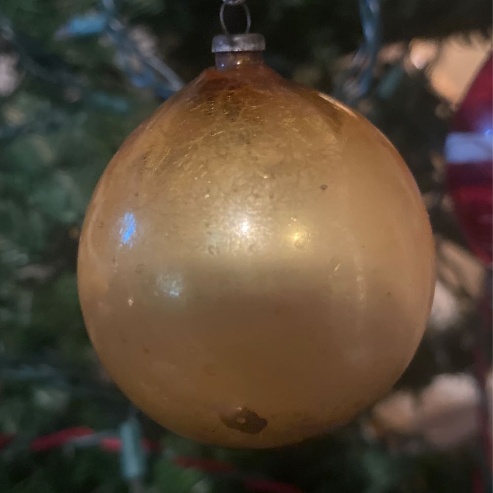 Japan - Round - Diorama - Angel & Tree - Gold - Diorama (Round) ornament collectible - Main Image 2