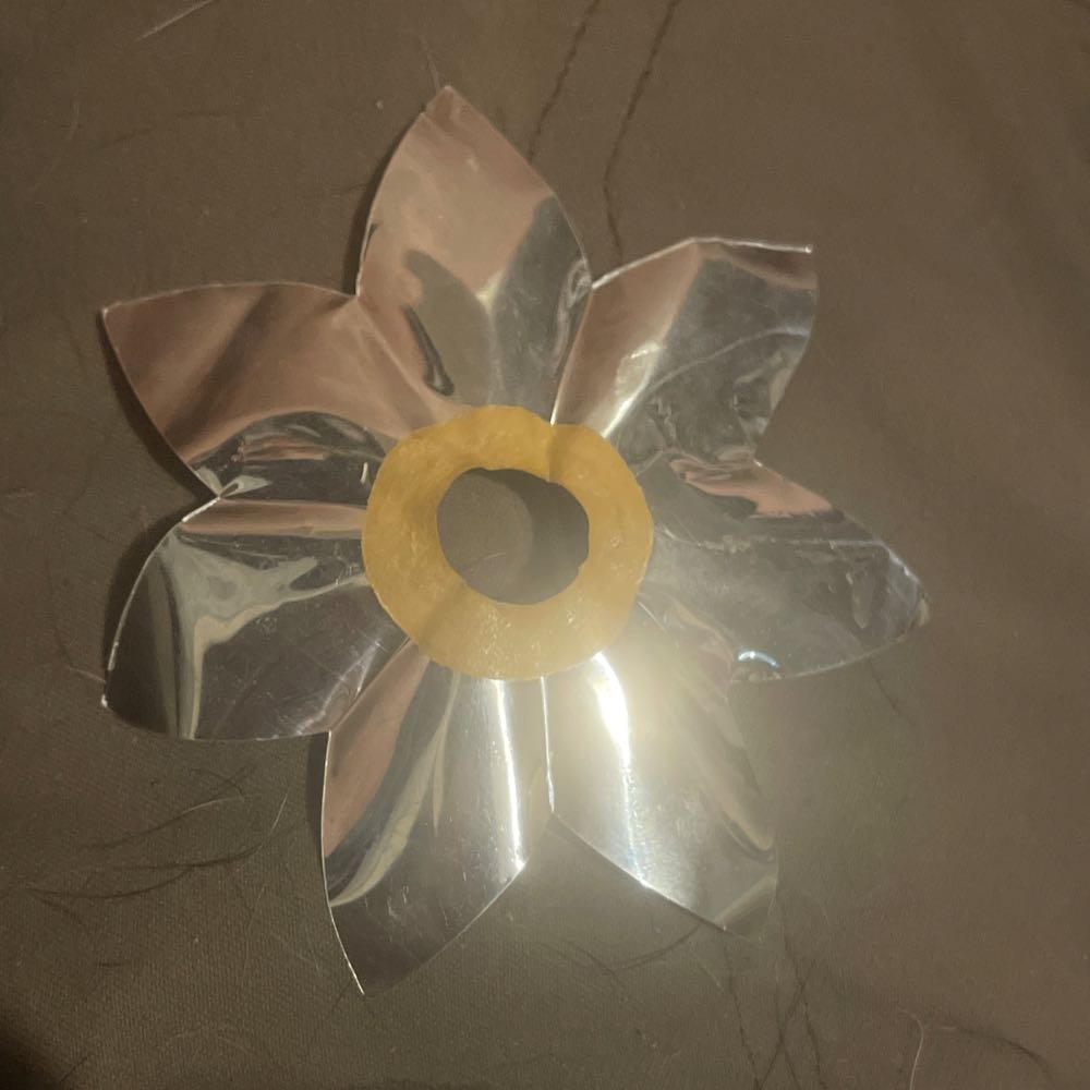 Foil - Reflector - Star - 7 Pointed - Silver - Reflector (Christmas Lights) ornament collectible - Main Image 2