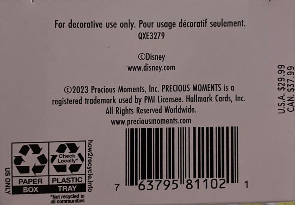 Precious Moments Maleficent - Disney Precious Moments (Disney Precious Moments) ornament collectible [Barcode 763795811021] - Main Image 4
