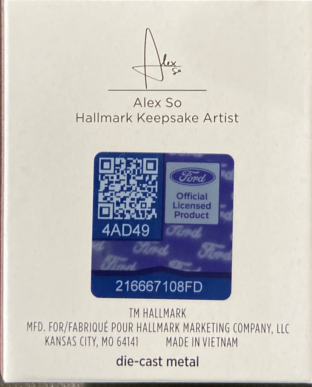 1954 Mercury M-100 - Lil’ American Trucks (Miniature Collector’s Series) ornament collectible [Barcode 763795800667] - Main Image 2