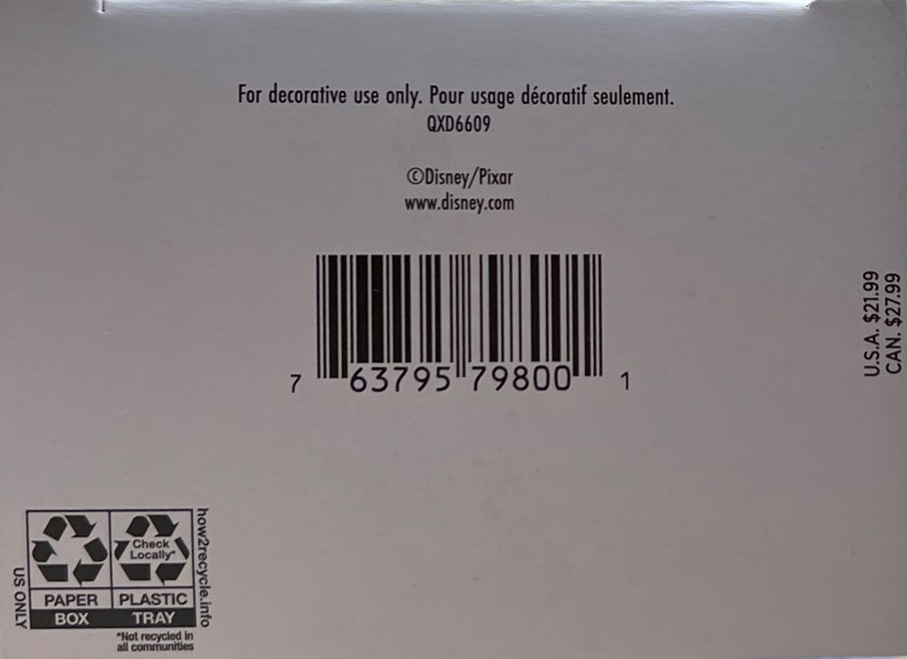 WALL-E And Eve - Disney Pixar Wall-E (Disney) ornament collectible [Barcode 763795798001] - Main Image 4