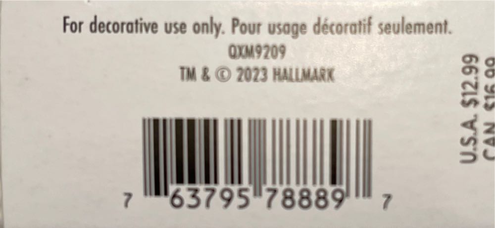 A Snowy 2023 - Snowman (Magic Light) ornament collectible [Barcode 763795788897] - Main Image 2