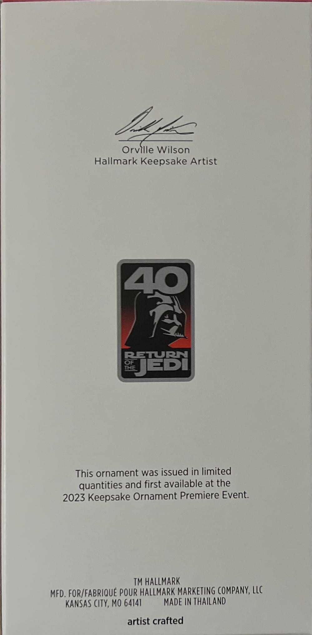 Drink-Serving Droid - Star Wars:  Return of the Jedi (Movies) ornament collectible [Barcode 763795820672] - Main Image 2
