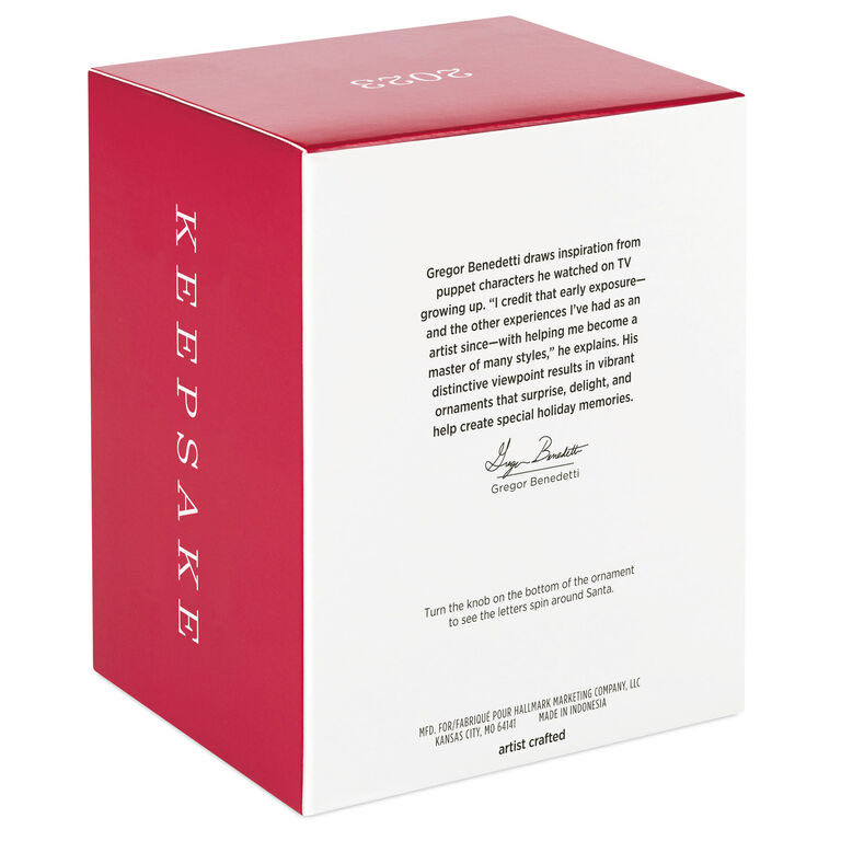 Santa Go Round - Santa (Santa) ornament collectible [Barcode 763795810918] - Main Image 4