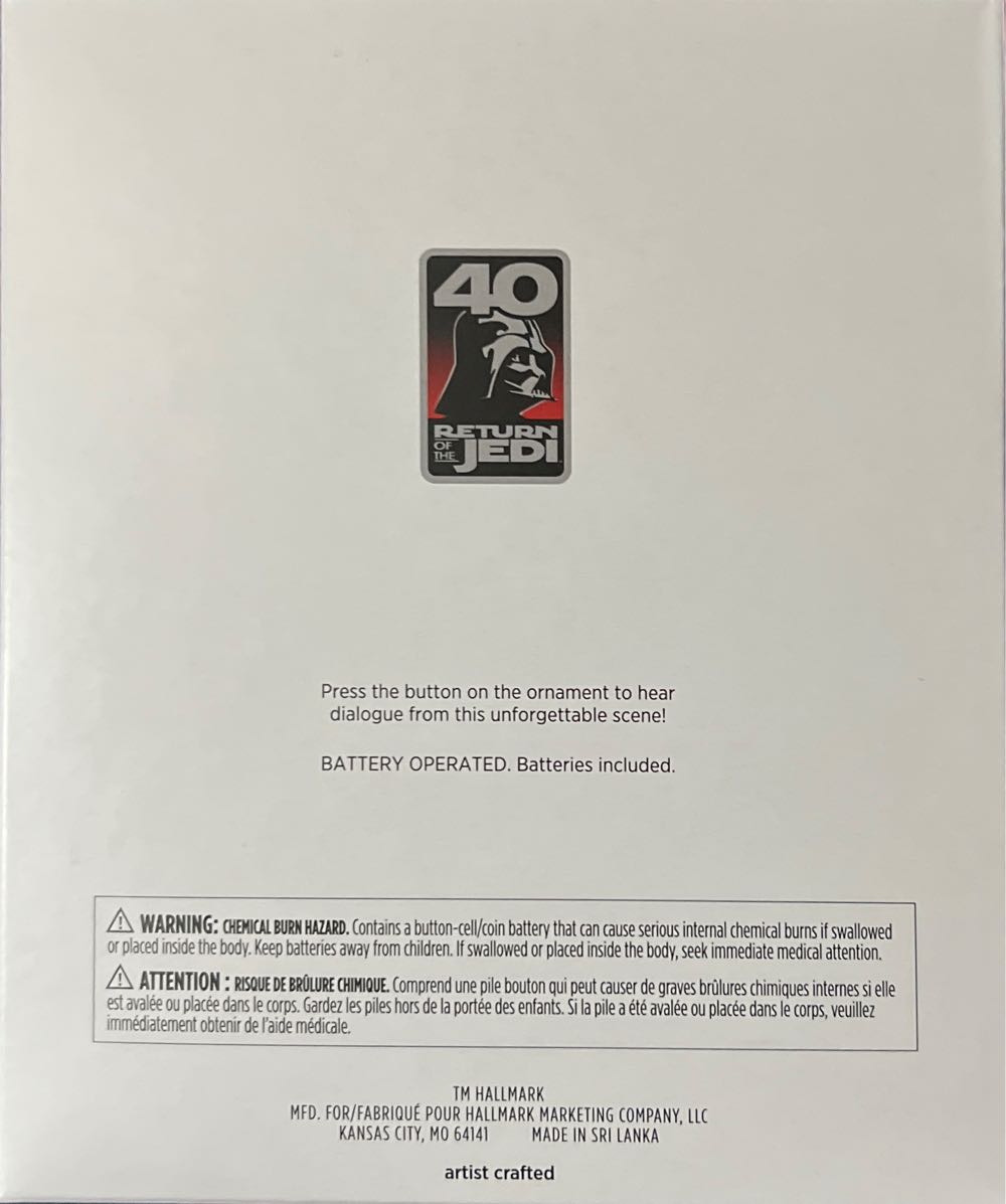 Star Trek:  Jabba’s Sail Barge, The Khetanna - Star Wars:  Return of the Jedi (Star Wars) ornament collectible [Barcode 763795825158] - Main Image 2