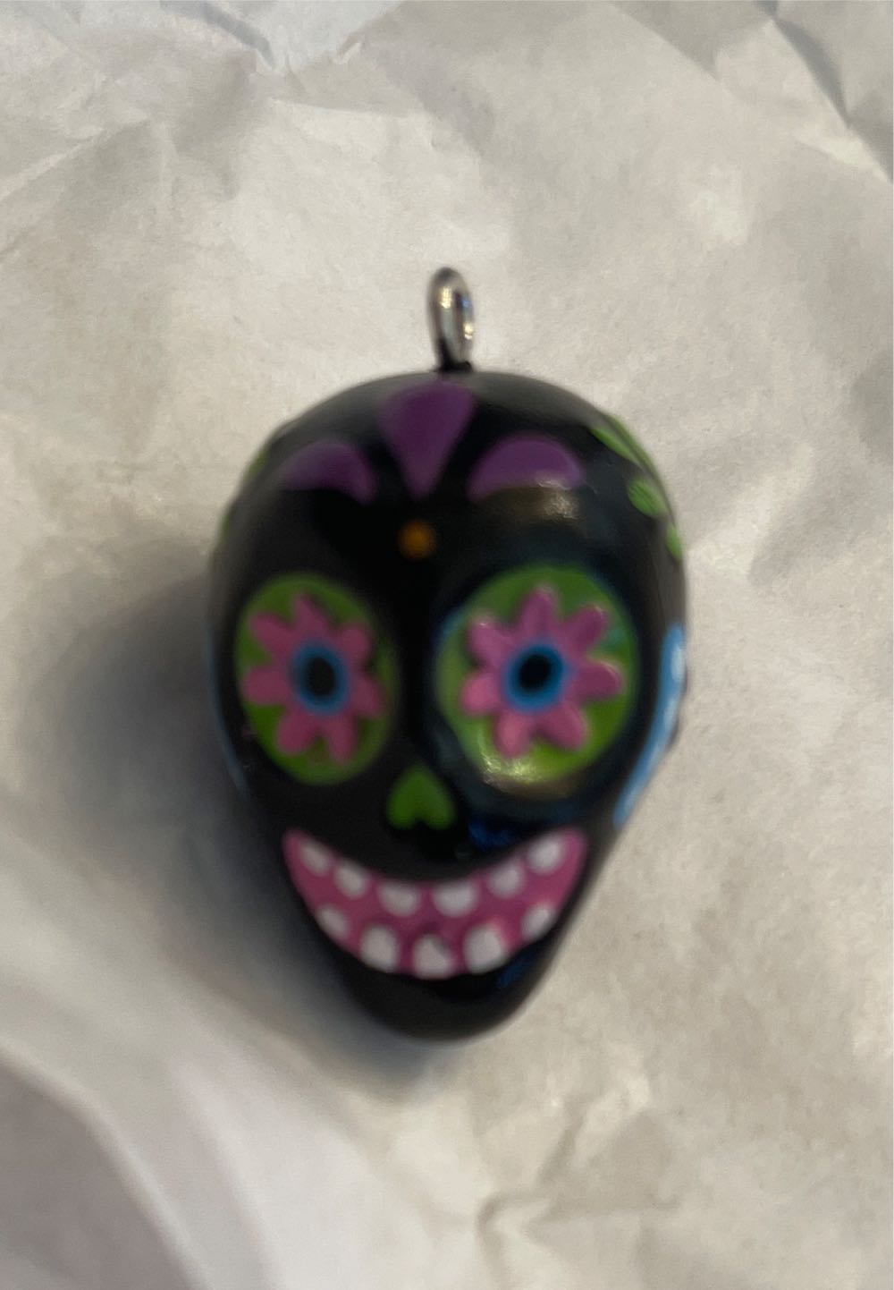 Halloween: M- Sugar Skull - Sweet Sugar Skull (Halloween) ornament collectible [Barcode 763795829576] - Main Image 3