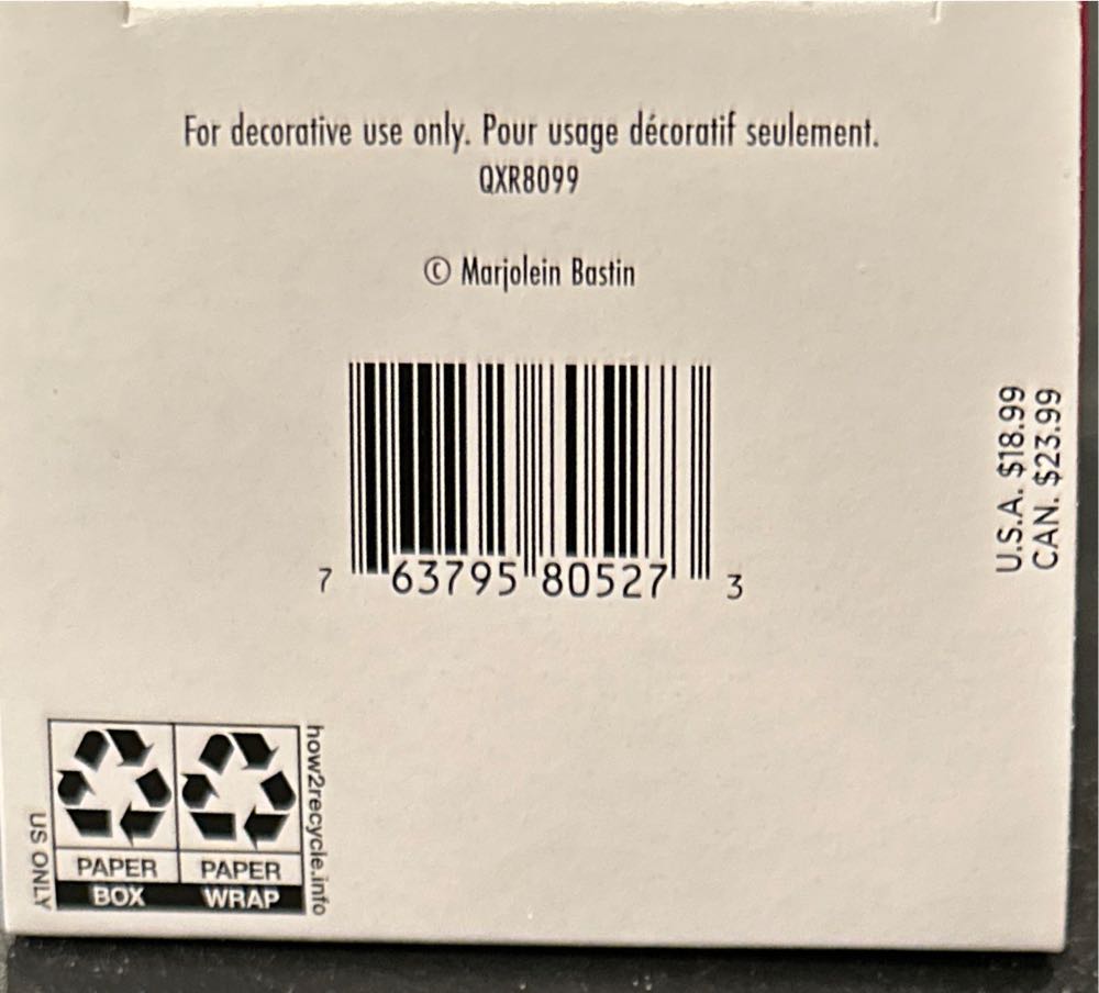 Winter Cardinals #10 - Marjolein’s Garden Series (Series Piece) ornament collectible [Barcode 763795805273] - Main Image 3