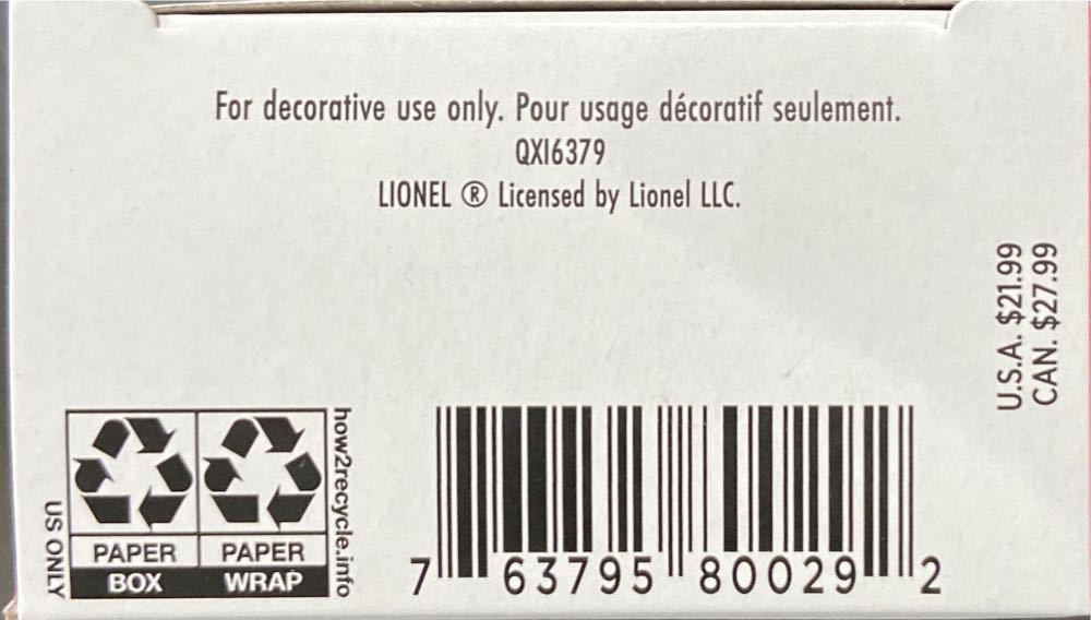 Lionel Pennsylvania K4 Caboose 🚂 - Lionel Trains (Lionel Trains) ornament collectible [Barcode 763795800292] - Main Image 3