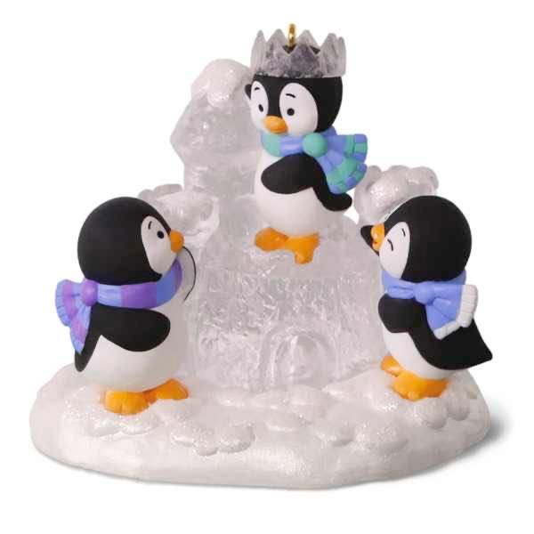 Ice Castle Antics - Playful Penguins (Penguins) ornament collectible [Barcode 763795365104] - Main Image 2