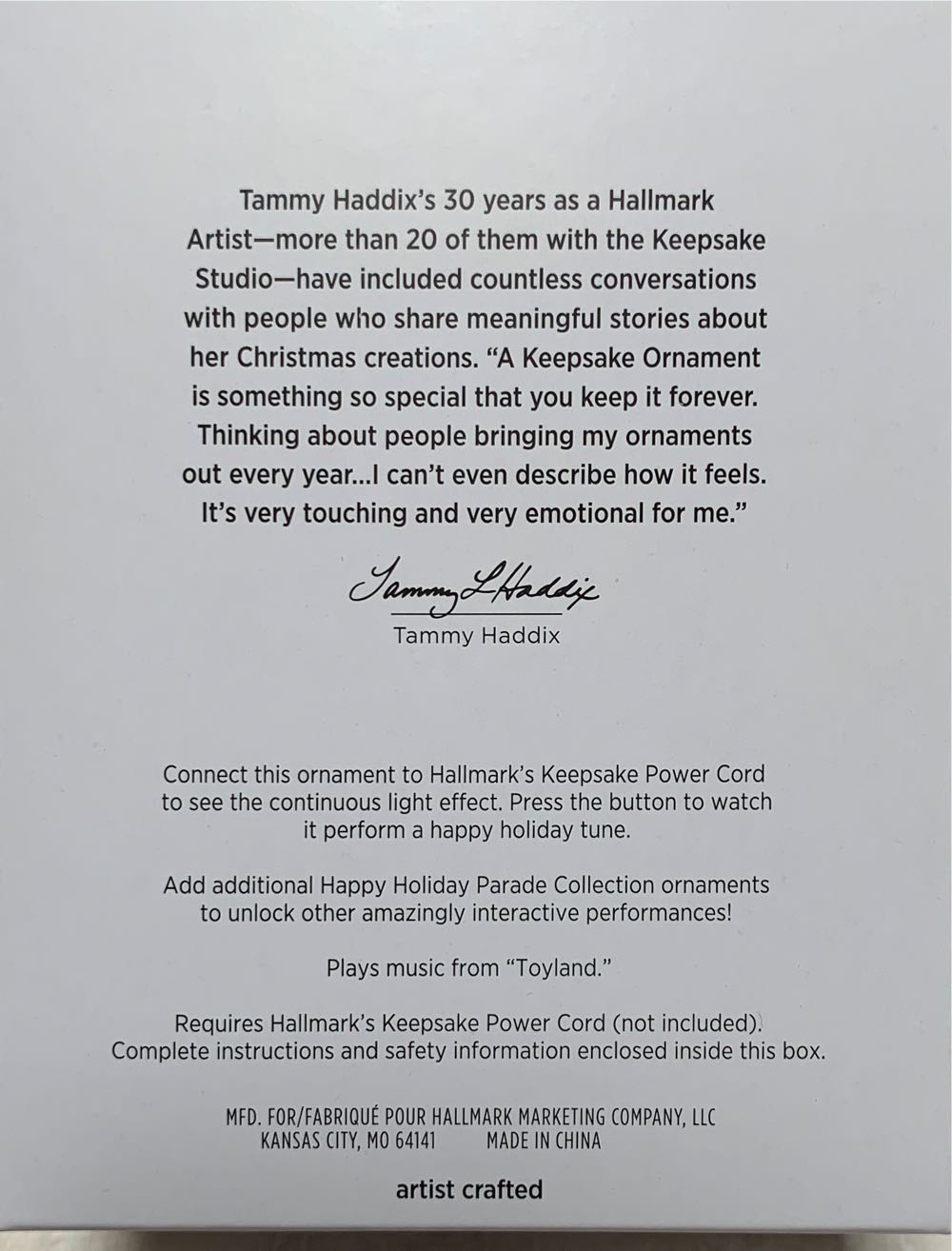 HHP Joanne’s Christmas Boutique - Happy Holiday Parade Collection (Storytellers) ornament collectible [Barcode 763795811052] - Main Image 2