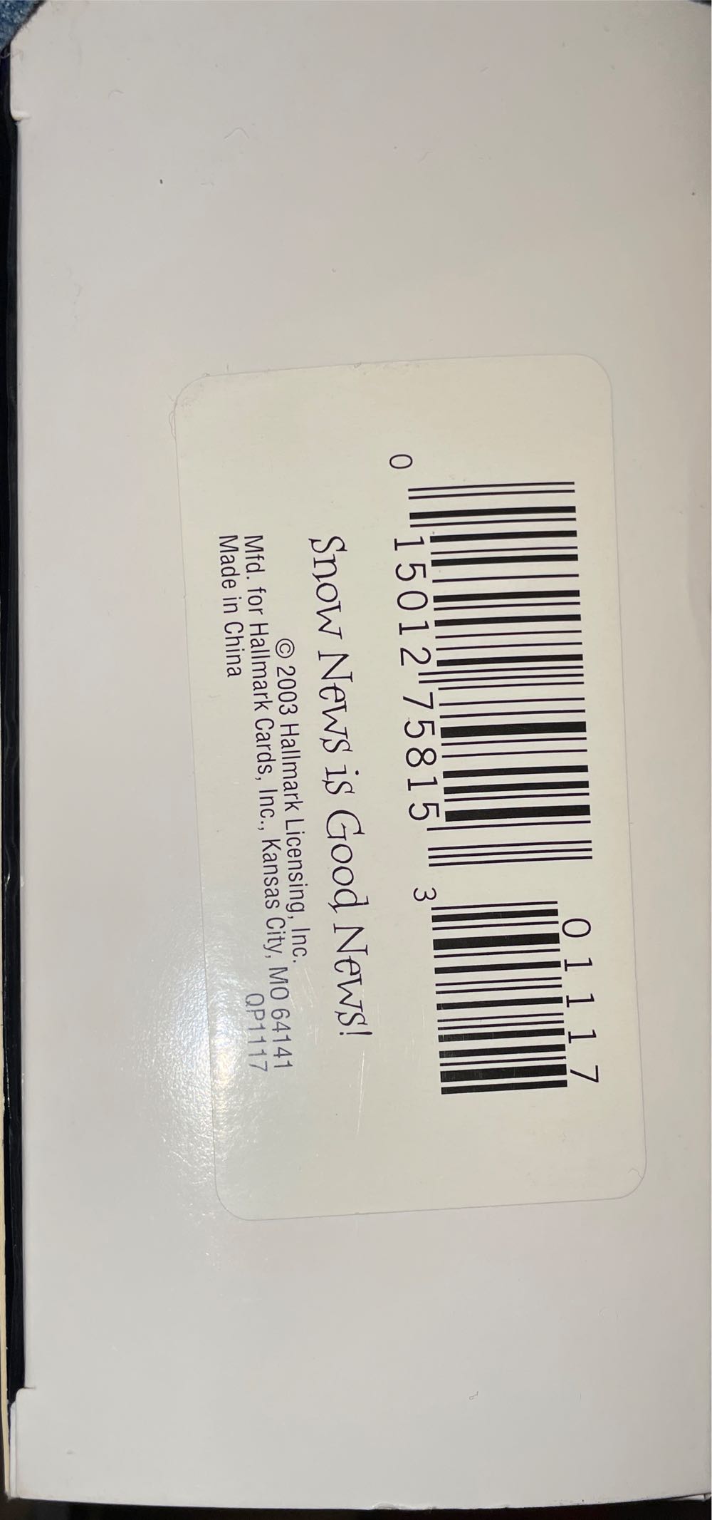 SL Snow News Is Good News! - Snowman’s Land (Snowman) ornament collectible [Barcode 015012758153] - Main Image 4