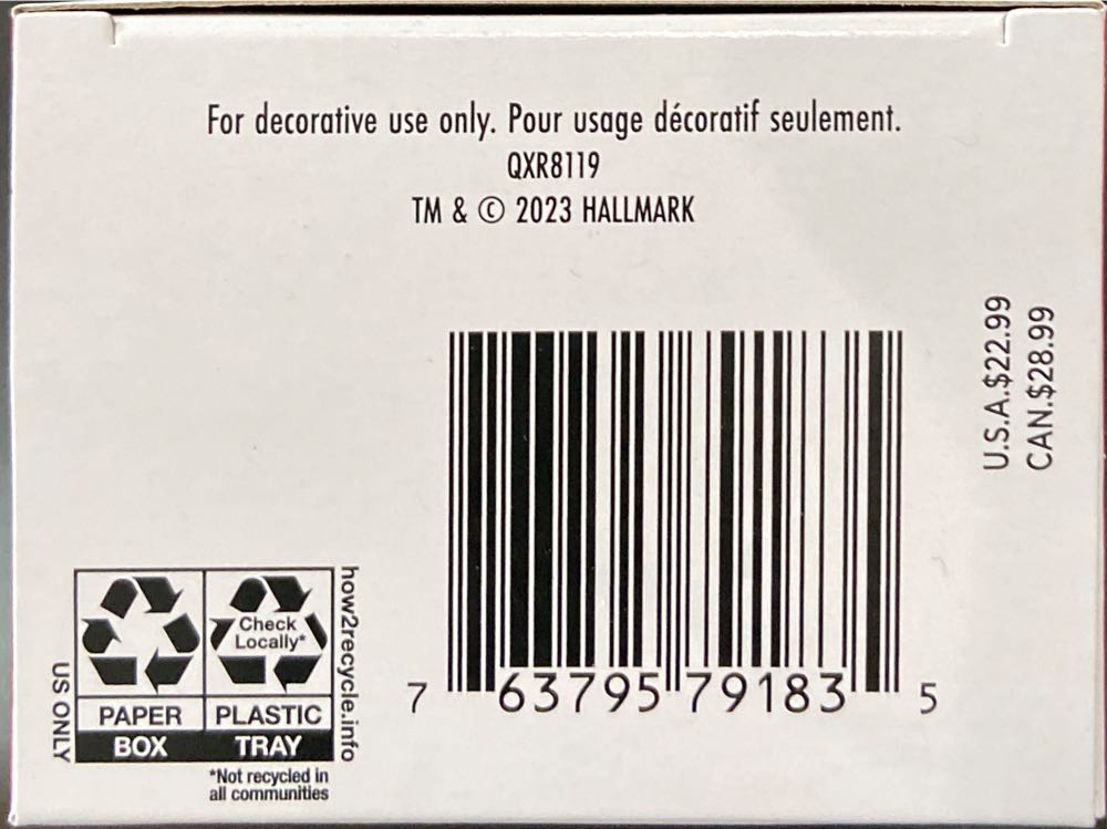 Terran S. Gardner - Hallmark KOC Snowtop Lodge (Snowman) ornament collectible [Barcode 763795791835] - Main Image 3